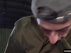 Frank Bauer got caught by Cecil Rose sucking Sly Conan huge cock