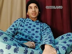 Catalano gives himself a IN PAJAMAS