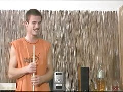 playful guys fuck their butt holes on the billiard table