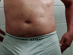 handjob on break from work