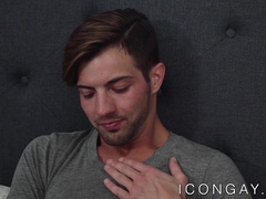 Homo hunk Max Sargent anally drills inked stepson with vigor