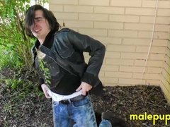 Johnny Mercy gave himself an atomic wedgie after getting locked out of his home