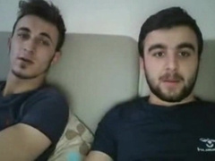 Large-Man sausage Turkish Daddies Milking on Web cam