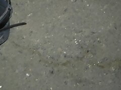 Porsche 911 gets splattered with much cum