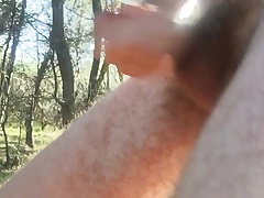 Outdoor walk and cum