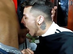 Hot latino bareback