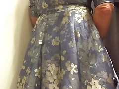 Jacquard dress, second cum of the day