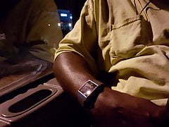 Masturbating near fat mature white lady on job site