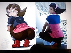 Squatting Tron Bonne Sexy Ass SoP Cum Tribute