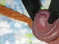 Cock stretching with clamps