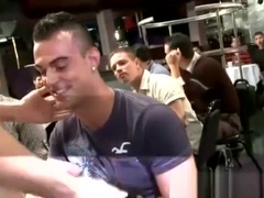 Hunks giving blowjobs to strippers