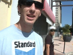 Watch this hot bi-racial couple get wild with hardcore interracial action