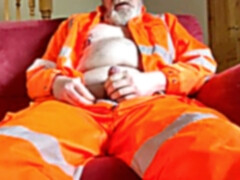 Dayglow overalls wank