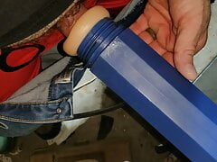Fucking my Fleshlight Leads to Loud Intense Climax