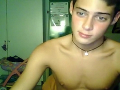 Incredible male in best handjob, blonde gay adult clip