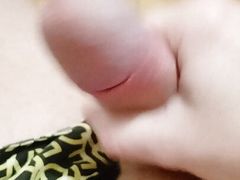 Guy cums from handjob