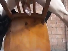 Fucking my chair on kik #4