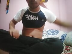 Hot Dad masturbating