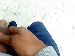 Caught jerking off walking at  McDonalds