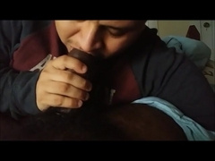 Puppy Working on my Foreskin
