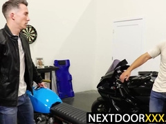 NextDoorXXX.com - Isaac Parker gags on Dante Colle's pulsing knob