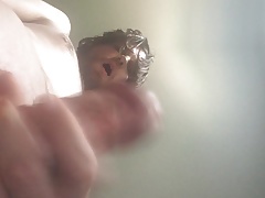 Close up large cumshot