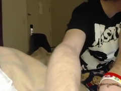 Emo boy sucks dick for more videos ad on skype: goodtime6989
