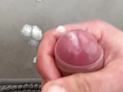 Milking my hard cock