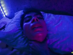 Magic C Jerking His Big Twink Cock Results in Lots of Precum and Thick Cum Loads