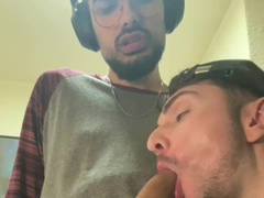 a bunch of spunk in the facehole