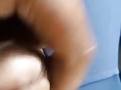 Newly installed earring on my dick and almost got caught by my room mate
