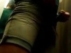 Wank in Dressing room