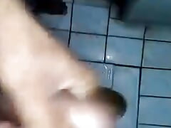Asian bathroom boy musterbation