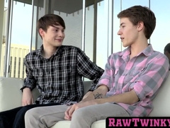 RawTwinkys.com - Barebacked twunk masturbates off until he's prepped to load his blast