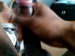 Alone beating my cock