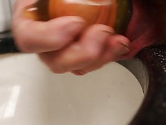 cumming in a pee filled condom