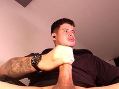 Teenager, big cock masturbate, big dick latino