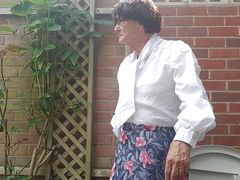 Dressed in the garden