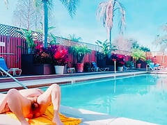 Bear Trans Fantasy Poolside Hand-free Load From Daddy Bear