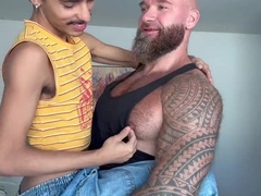 Muscle Wolf Takes Manage of a Thirsty Lad