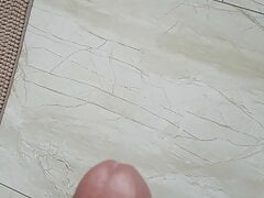 Cum on the floor