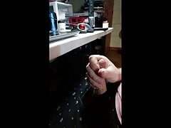 Morgan edges his cock but denies the orgasm lots of precum no orgasm