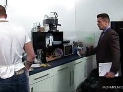 Muscle Jocks Tats bottom fuck at work Harley Everett