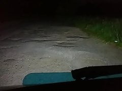 Joland outdoor in public at night