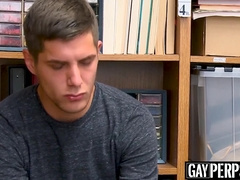 Twink thief starts enjoying his bareback punishment