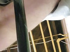 broom handle up my ftm cunt