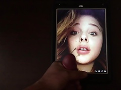 Chloe Moretz cum tribute #3