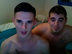 Lad Buddies Jizz Rock hard on Web cam