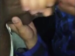 Sucking a Big Black Cock - Amateur Blowjob until he Cums1