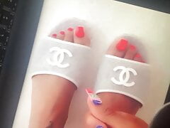 Keyshia Ka'oir Feet Cum Tribute 1